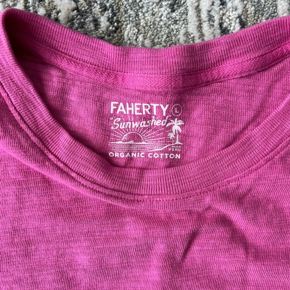 Faherty Sunwashed Slub Muscle Tank - Picture 6 of 8